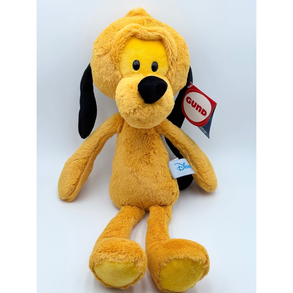 Disney Pluto Plush GUND Stuffed Animal Yellow‎ Dog 16 Inch NWT